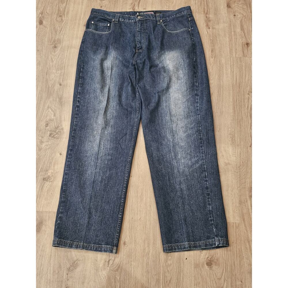 Vintage FNF Function N Future Jeans Wide Leg 90's, Skater Mens 42X32 Blue